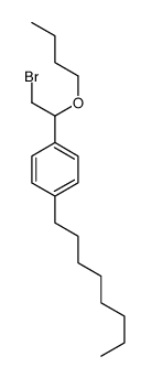 [α-(Bromomethyl)-p-octylbenzyl]butyl ether structure