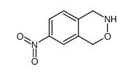 3,4-Dihydro-7-nitro-1H-2,3-benzoxazine结构式