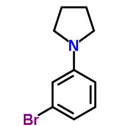 1-(3-Bromophenyl)pyrrolidine structure