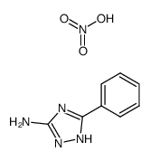 5-phenyl-1H-[1,2,4]triazol-3-ylamine, nitrate Structure