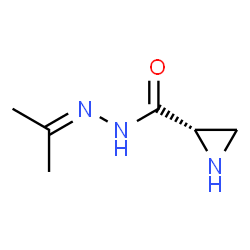 2-Aziridinecarboxylicacid,(1-methylethylidene)hydrazide,(2S)-(9CI) structure