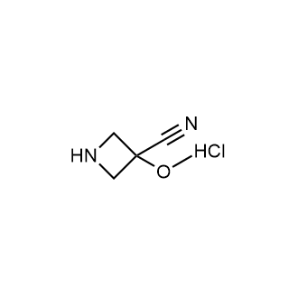 3-Methoxyazetidine-3-carbonitrile hydrochloride Structure