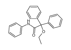 ethoxy-diphenyl-acetic acid anilide Structure
