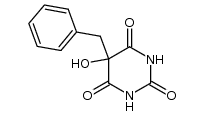 5-Benzyl-5-hydroxy-pyrimidin-2,4,6(1H,3H,5H)-trion结构式