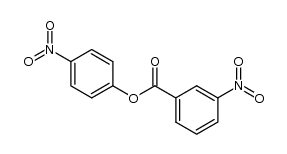 3-Nitrobenzoesaeure-4-nitrophenylester结构式