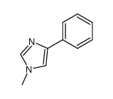 N-methyl-4-phenylimidazole Structure