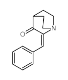 1-Azabicyclo[2.2.2]octan-3-one,2-(phenylmethylene)-结构式