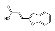 3-(1-benzothiophen-2-yl)prop-2-enoic acid Structure