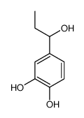 4-(1-hydroxypropyl)benzene-1,2-diol结构式