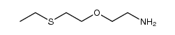 ethylthioethoxyethylamine Structure