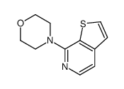 7-(4-Morpholinyl)thieno[2,3-c]pyridine Structure