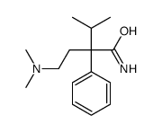 2-[2-(dimethylamino)ethyl]-3-methyl-2-phenylbutanamide结构式
