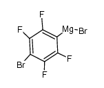 4-bromotetrafluorophenylmagnesium bromide Structure