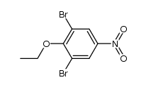 2,6-dibromo-4-nitro-phenetole Structure