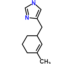 1H-Imidazole,4-[(3-methyl-2-cyclohexen-1-yl)methyl]- (9CI) structure