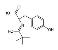 N-Pivaloyl-L-tyrosine结构式