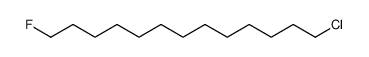 1-Chloro-13-fluorotridecane结构式