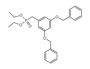 diethyl [3,5-bis(benzyloxy)benzyl]phosphonate Structure