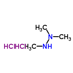 N,N,N'-三甲基肼二盐酸盐结构式