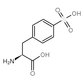 (S)-2-Amino-3-(4-sulfophenyl)propanoic acid Structure