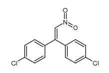 2,2-bis-(p-chlorophenyl)-1-nitroethylene Structure