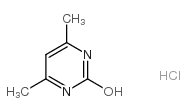 4,6-Dimethyl-2-hydroxypyrimidine hydrochloride structure