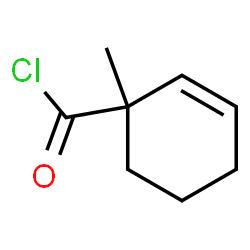 2-Cyclohexene-1-carbonyl chloride, 1-methyl- (9CI)结构式