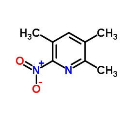 2,3,5-Trimethyl-6-nitropyridine Structure