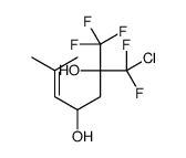 1-chloro-1,1-difluoro-6-methyl-2-(trifluoromethyl)hept-5-ene-2,4-diol Structure