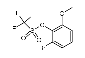 2-Bromo-6-methoxyphenyl trifluoromethanesulfonate Structure