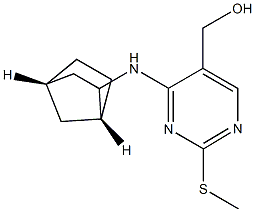 (4-((1R,4S)-bicyclo[2.2.1]heptan-2-ylamino)-2-(methylthio)pyrimidin-5-yl)methanol picture