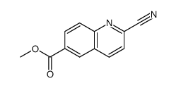 methyl 2-cyanoquinoline-6-carboxylate Structure