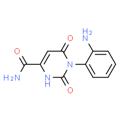 4-Pyrimidinecarboxamide,N-(2-aminophenyl)-1,2,3,6-tetrahydro-2,6-dioxo- Structure