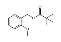 2-methoxybenzyl pivalate Structure