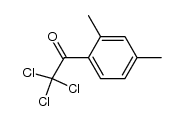 2,2,2-trichloro-1-(2,4-dimethyl-phenyl)-ethanone结构式
