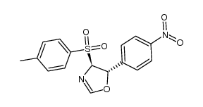 5-(4-nitro-phenyl)-4-(toluene-4-sulfonyl)-4,5-dihydro-oxazole结构式