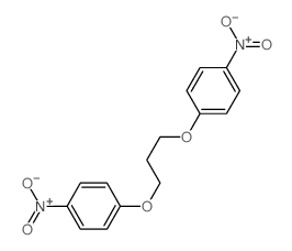 1-nitro-4-[3-(4-nitrophenoxy)propoxy]benzene structure