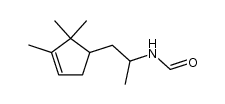 N-(1-(2,2,3-trimethylcyclopent-3-en-1-yl)propan-2-yl)formamide Structure