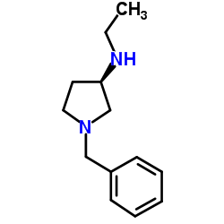 (3R)-(-)-1-苄基-3-(乙氨基)吡咯烷图片