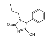 5-phenyl-1-propylimidazolidine-2,4-dione结构式