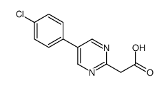 2-Pyrimidineacetic acid, 5-(4-chlorophenyl)- (9CI) picture