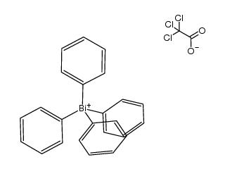 tetraphenybismuthonium trichloroacetate结构式