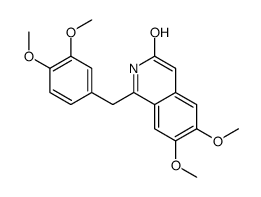 1-[(3,4-dimethoxyphenyl)methyl]-6,7-dimethoxy-2H-isoquinolin-3-one结构式