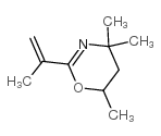 4,4,6-trimethyl-2-prop-1-en-2-yl-5,6-dihydro-1,3-oxazine Structure