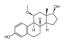 11beta-Methoxyestradiol Structure