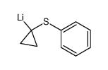 (1-(phenylthio)cyclopropyl)lithium结构式