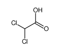 2,2-dichloroacetic acid Structure