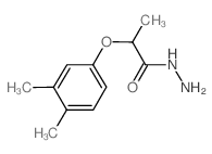 2-(3,4-dimethylphenoxy)propanehydrazide Structure