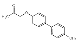 1-[4-(4-methylphenyl)phenoxy]propan-2-one structure