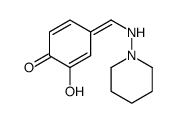 2-hydroxy-4-[(piperidin-1-ylamino)methylidene]cyclohexa-2,5-dien-1-one Structure
